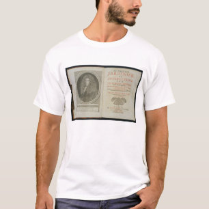 T-shirt Frontispice de page titre et de portrait de