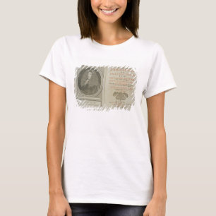 T-shirt Frontispice de page titre et de portrait de