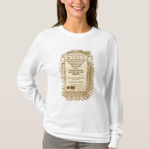 T-shirt Frontispice 'du livre de Prayer commun