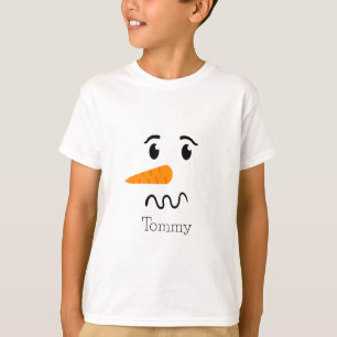 T-shirt Frosty, le Snowman, face confuse