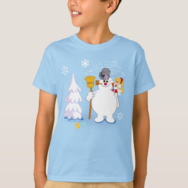 T-shirt Frosty the Snowman™ | Frosty & Karen Winter Fun (Devant)