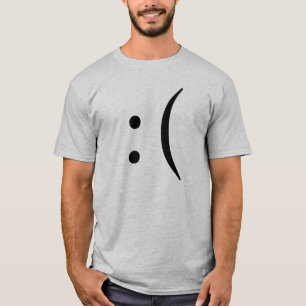 T-shirt Frowny font face