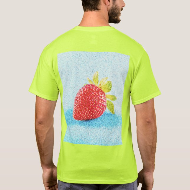T-shirt "Fruit aux fraises" Belle photo. Commandez dès mai (Dos)
