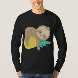 T-shirt Fruit d'ananas Tropical Sloth Baby