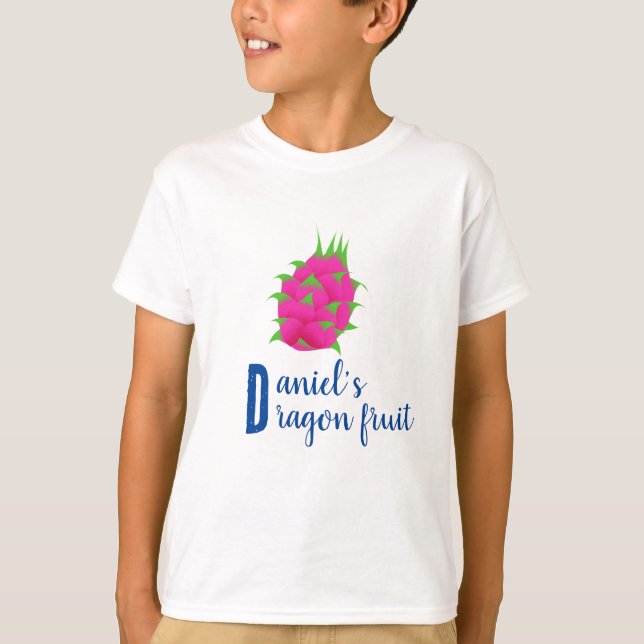 T-shirt Fruit de dragon de votre nom (Devant)