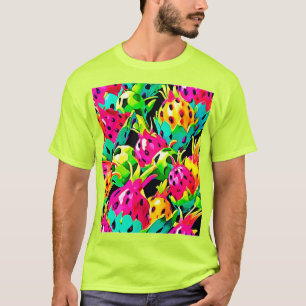 T-shirt Fruit de dragon motif vif