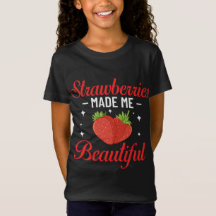 T-Shirt Fruit de fraise Jardin Plante Graines fraises