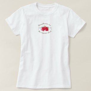 T-shirt Fruit de fraise rouge sucré frais