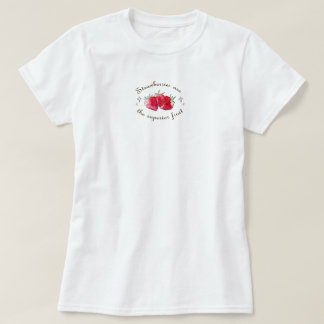 T-shirt Fruit de fraise rouge sucré frais