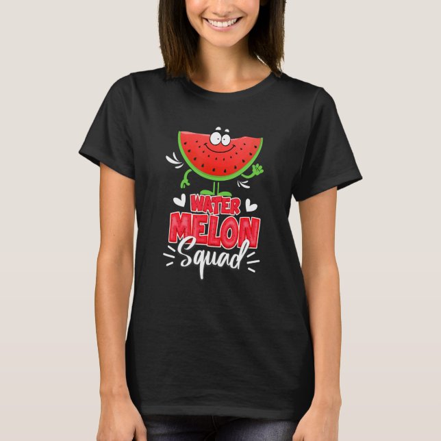 T-shirt Fruit de la brigade de pastèque de pastèque (Devant)
