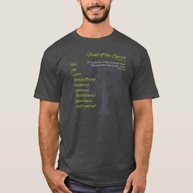 T-shirt Fruit de l'esprit (Devant)