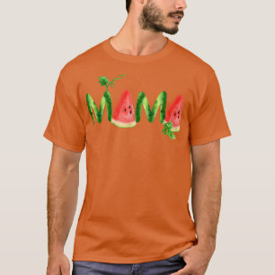 T-shirt Fruit de pastèque Meilleur Maman Jamais Végétarien