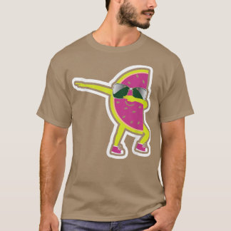 T-shirt Fruit de pastèque Tropical Dabbing Hello Summer Ve
