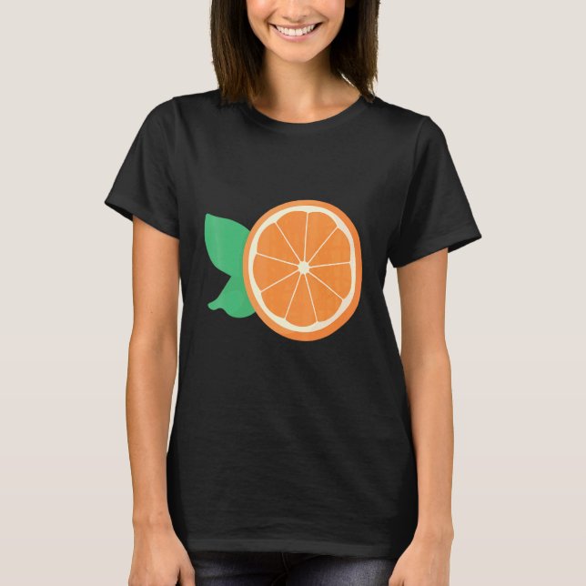 T-shirt Fruit de tranche d'orange (Devant)