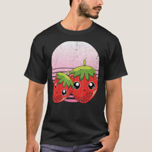T-shirt Fruit d'été fraise Berry rouge Retro Strawberer