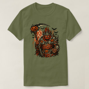 T-shirt Fruit du Dragon Roi des Démons Halloween — Rétro S