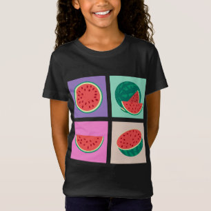 T-Shirt Fruit exotique Pop Art Tropical Summer Vacances Ea