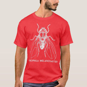 T-shirt Fruit Fly Drosophila Melanogaster pour la recherch