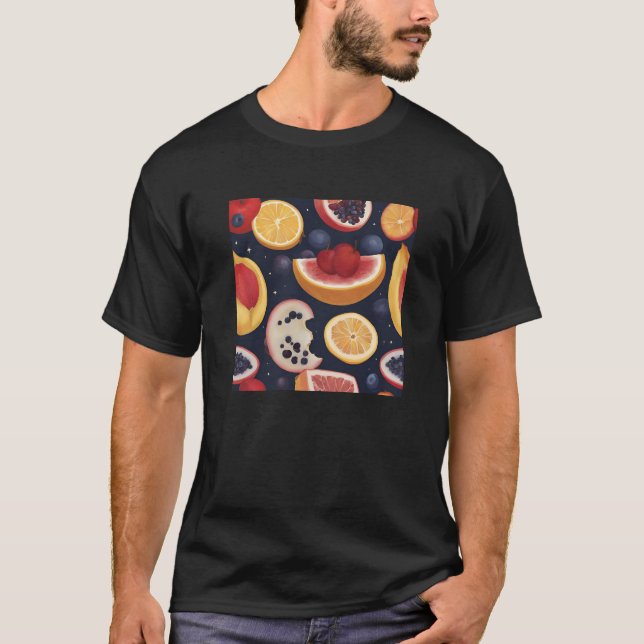 T-shirt Fruit Fruit Fruit Vibrant Citrus Berry (Devant)