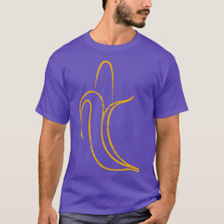 T-shirt Fruit Lover Banana Design minimaliste Vegetarian B
