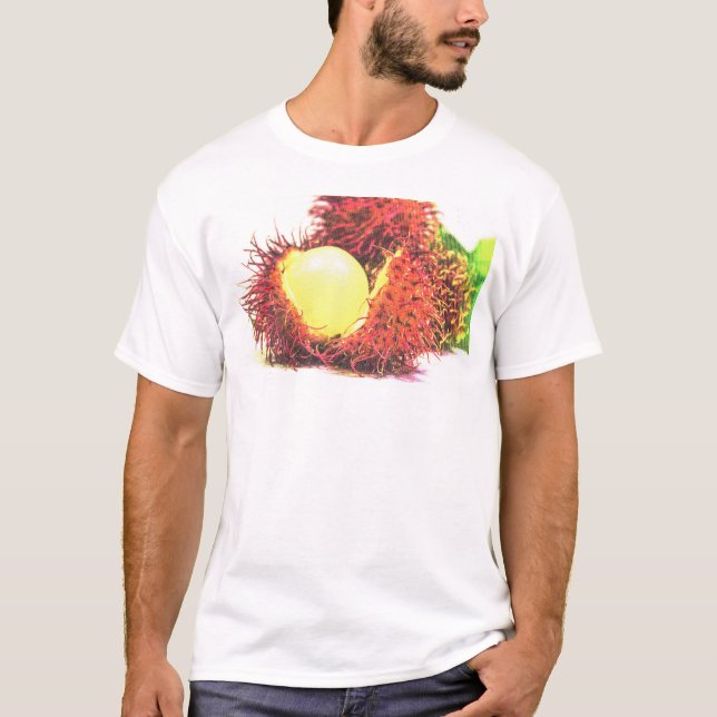 T-shirt "Fruit Rambutan" Belle Photo. Commandez dès mainte (Devant)