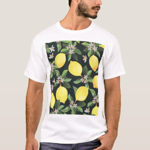 T-shirt Fruits de citron : Conception Motif transparente