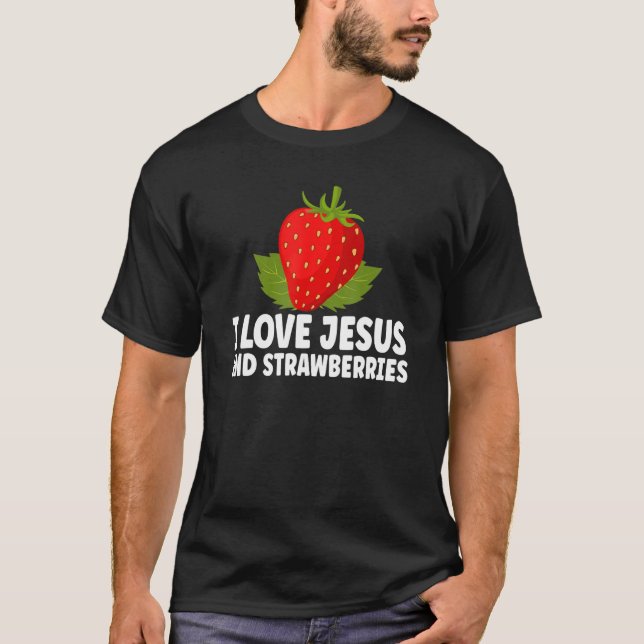 T-shirt Fruits de fraise mignonne pour les enfants (Devant)