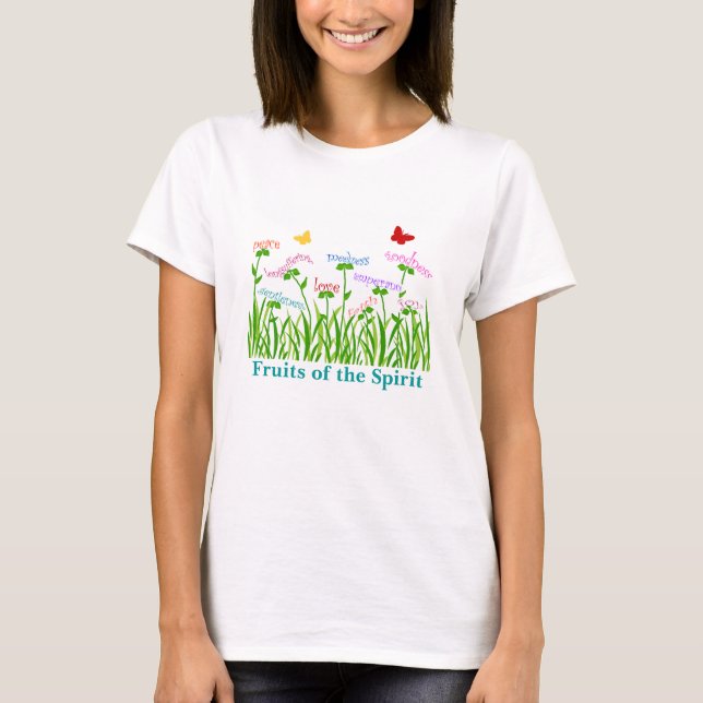 T-shirt Fruits de la chemise de jardin d'esprit (Devant)