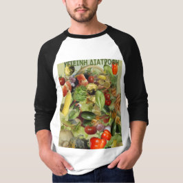 T-shirt Fruits de légumes nutricion pour la santé