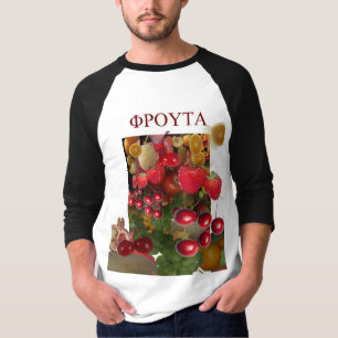 T-shirt Fruits de légumes nutricion pour la santé