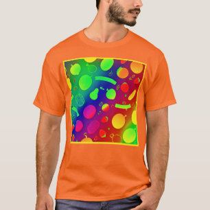 T-shirt Fruits de Neon Vibrant coloré Art Motif