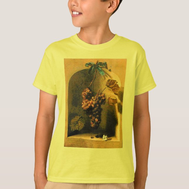 T-shirt FRUITS DE SAISON -PROSPÉRITÉ jaune vert (Devant)