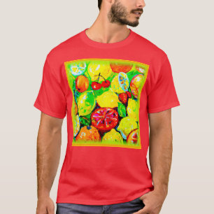 T-shirt "Fruits d'été" Belle Art. Acheter Maintenant
