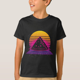 T-shirt Fruits d'été tropicaux 80s Retro Synthwave Sunset