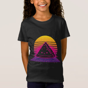 T-Shirt Fruits d'été tropicaux 80s Retro Synthwave Sunset 