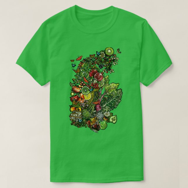 T-shirt Fruits et légumes (Design devant)