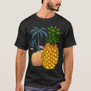 T-shirt Fruits exotiques Cocotiers Palmiers Tropical Summe