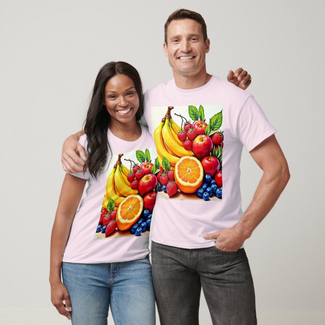 T-shirt Fruits frais vibreux, délice design (Unisexe)