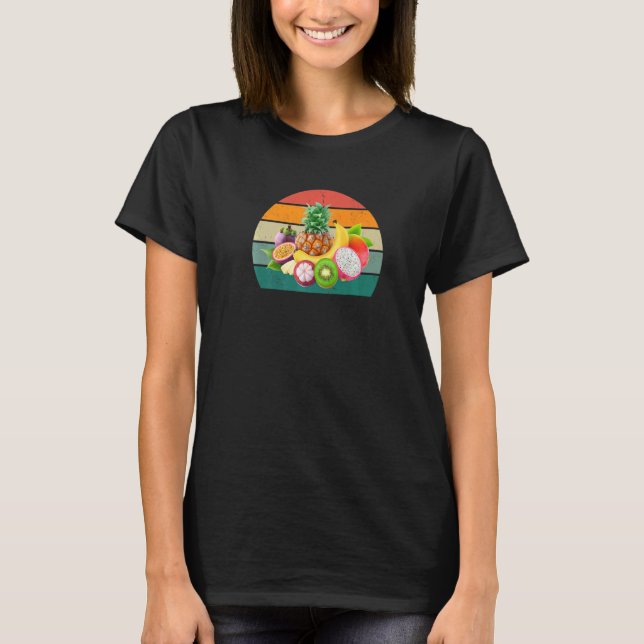 T-shirt Fruits fraise melon orange cerisier fruité falaise (Devant)