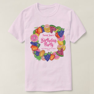 T-shirt Fruits tropicaux Banana Watermelon fête d'annivers