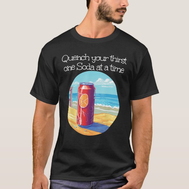 T-shirt Fruity Adventures with Sea View for Soda (Devant)