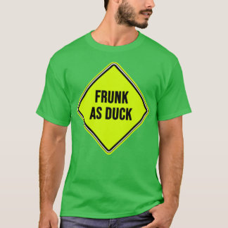 T-shirt Frunk As Duck Yellow Sign