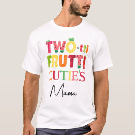 T-shirt Frutti à deux tti Fruit Cutie 2e anniversaire Pare