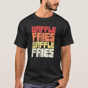 T-shirt Fry frite gaufre frite frites gaufre 1