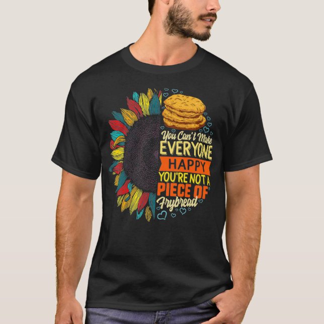 T-shirt Frybread Rend Heureux Amérindiens Amérindiens Amat (Devant)