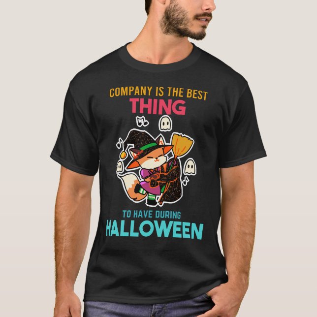 T-shirt Fuchs danse magique Halloween Party (Devant)