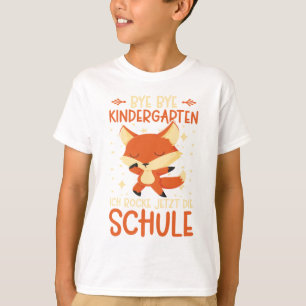 T-shirt Fuchs Schulkind Jungen Mädchen Schulanfang
