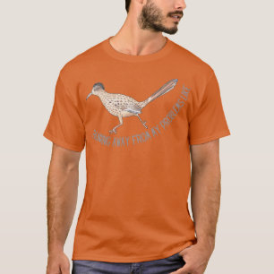 T-shirt Fuir mes problèmes comme le roadrunner art