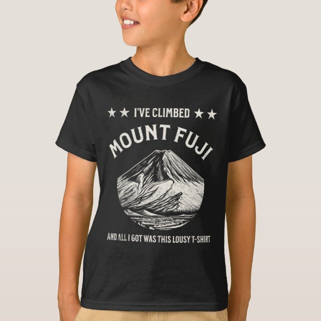 T-shirt Fuji Mountain Peak, Climbing, Hiking  (Devant)