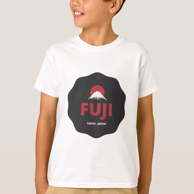 T-shirt Fuji Tokyo Japon Emblem Design (Devant)